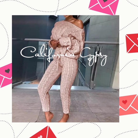 Knit 2 Pcs Loungewear Set - Picture 4 of 10